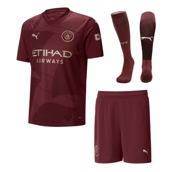 Manchester City Third Away Custom Full Soccer Kit 2024-25