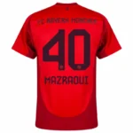 Bayern Munich Home Mazraoui 40 Shirt 2024-2025 Player version Size:S-2XL Non-Customize - Image 2