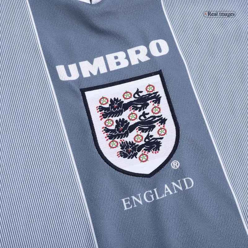 63ed7bf1da England Euro Cup 1996 Retro Away Long Sleeve Jersey - Image 6