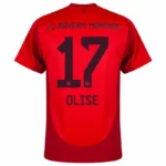 Bayern Munich Home Olise 17 Shirt 2024-2025 Player version Size：S-2XL Non-Customize - Image 2