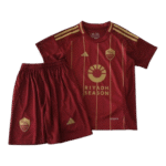 24-25 AS Roma Home Kids Kit Jersey+Shorts