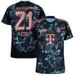 Bayern Munich Away Ito 21 Shirt 2024-2025 Player version  Size:S-4XL Non-Customize