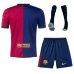 2024-25 Barcelona Home Full Kit(Jersey+Shorts+Socks) - Spotify Logo Without Text - Image 2