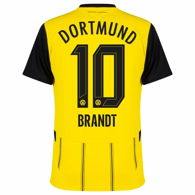682-16352406c0 Borussia Dortmund Home Brandt 10 Shirt 2024-2025 Fan version Size:S-4XL Non-Customize - Image 2