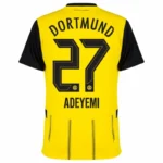 Borussia Dortmund Home Adeyemi 27  Shirt 2024-2025 Fan version Size:S-4XL Non-Customize - Image 2