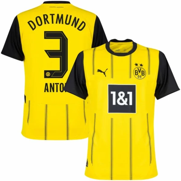 Borussia Dortmund Home Anton 3  Shirt 2024-2025 Fan version Size：S-4XL Non-Customize