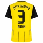Borussia Dortmund Home Anton 3  Shirt 2024-2025 Fan version Size：S-4XL Non-Customize - Image 2