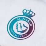 Al Nassr Long Zip Jacket Light Grey Football Training Kits 23-24 - Image 4
