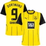 Borussia Dortmund Home Guirassy 9 Shirt 2024-2025 Player version Size:S-2XL Non-Customize