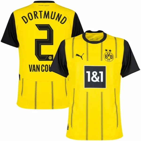 Borussia Dortmund Home Van Couto 2 Shirt 2024-2025 Player version Size：S-2XL Non-Customize