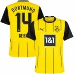 Borussia Dortmund Home Beier 14 Shirt 2024-2025 Player version Size:S-2XL Non-Customize