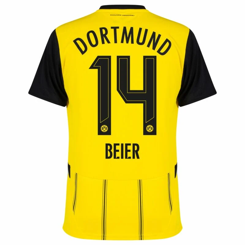 698-171206168c Borussia Dortmund Home Beier 14 Shirt 2024-2025 Player version Size:S-2XL Non-Customize - Image 2