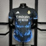 24-25 Real Madrid Ocean Blue Player Version Soccer Jersey - Image 2