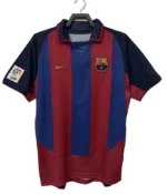 Barcelona Ronaldinho #10 Retro Jersey Home 2003-04 - Image 2