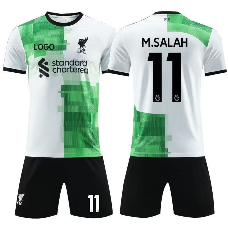 6deae52f0da92eae9dbd753fd91967a Liverpool Away Soccer Jersey Kids  2023/2024 - Image 1