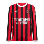 AC Milan 24-25 Home Jersey Long Sleeve Player Version