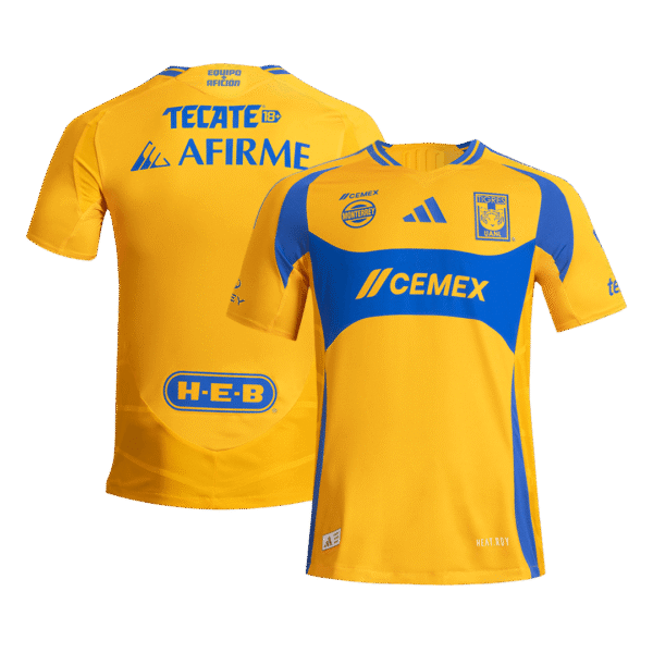 Authentic Soccer Jersey Tigres UANL Home Shirt 2024-25