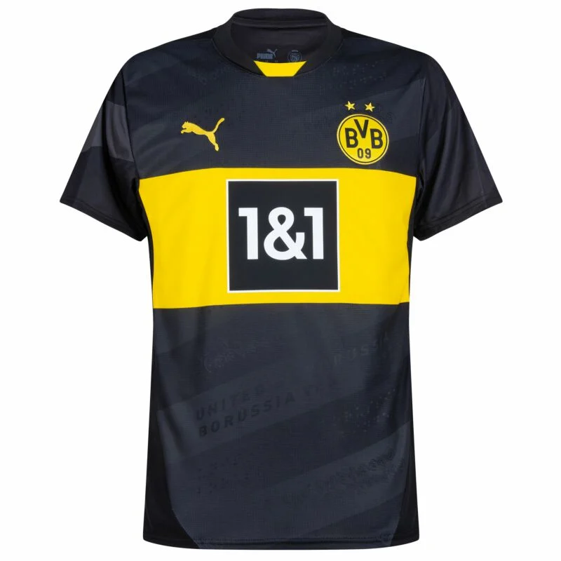 703-1659444c96 Borussia Dortmund Away Guirassy 9 Shirt 2024-2025 Fan version Size:S-4XL Non-Customize - Image 3