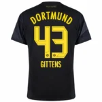 Borussia Dortmund Away Gittens 43 Shirt 2024-2025 Player version Size：S-2XL Non-Customize - Image 2