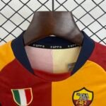 Kids Roma Retro Home Soccer Kits 2001-02 - Image 5