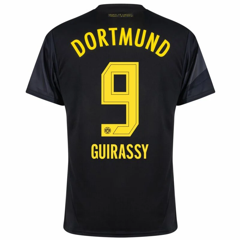 710-165944dfe3 Borussia Dortmund Away Guirassy 9 Shirt 2024-2025 Fan version Size:S-4XL Non-Customize - Image 2