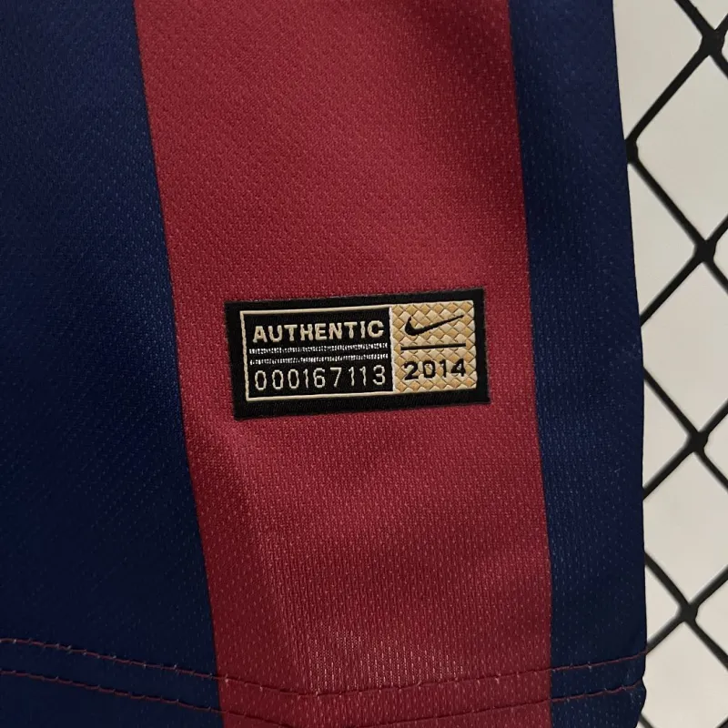 71d90f27e5 Barcelona Home 2014-15 Retro Kids Kits Jersey+Shorts - Image 11