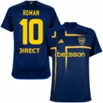 Boca Juniors Third Roman 10 Shirt 2024-2025 Fan version Size：S-4XL Non-Customize