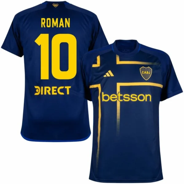 Boca Juniors Third Roman 10 Shirt 2024-2025 Fan version Size：S-4XL Non-Customize