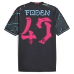 Manchester City 2023/24 HAALAND #9 GREALISH #10 DE BRUYNE #17 J.ALVAREZ #19 FODEN #47 Japanese Tour Printing Third Jersey - Image 2