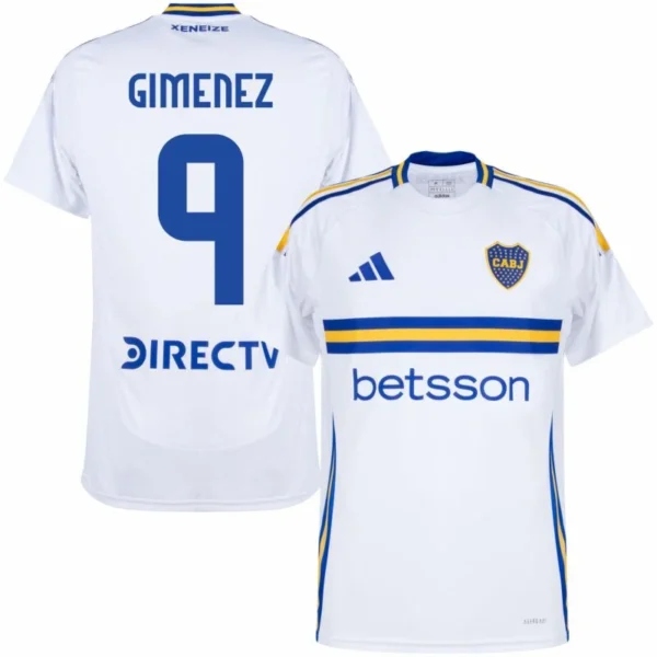 Boca Juniors Home Gimenez 9  Shirt 2024-2025 Player version Size：S-2XL Non-Customize