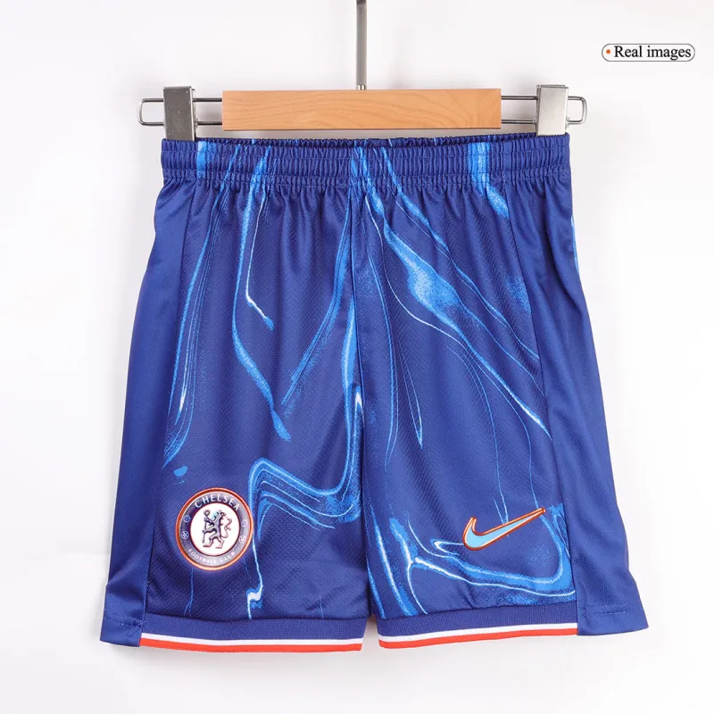 739734e0c0 2024-25 Kids Chelsea Home Kits Jersey+Shorts - Image 9