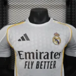 Real Madrid Home Soccer Jersey Player Version Shirt 25-26 - Image 9