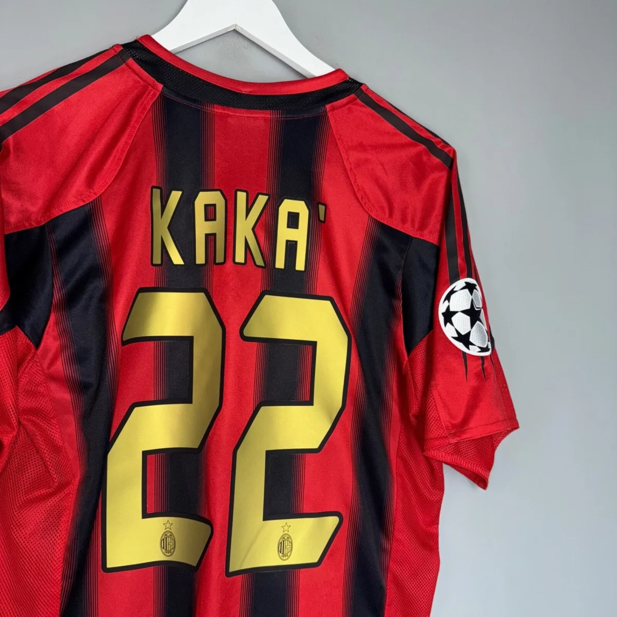 AC Milan Retro Home Kaka 22 Shirt 2004 2005 Non-Customize - Image 6