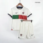 Portugal Kids 2022 Jersey Away Kit(Jersey+Shorts) - Image 10