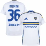 Boca Juniors Home Medina 36  Shirt 2024-2025 Player version Size：S-2XL Non-Customize