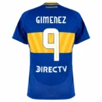 Boca Juniors Home Gimenez 9 Shirt 2024-2025 Fan version Size：S-4XL Non-Customize - Image 2