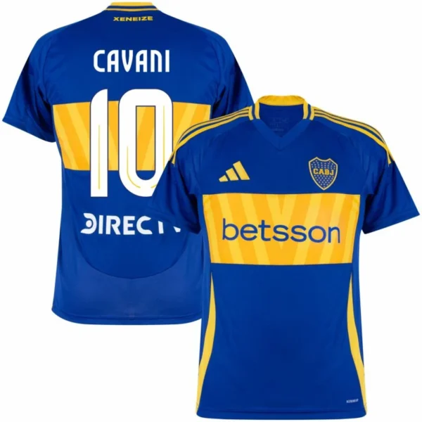 Boca Juniors Home Cavani 10 Shirt 2024-2025 Fan version Size：S-4XL Non-Customize