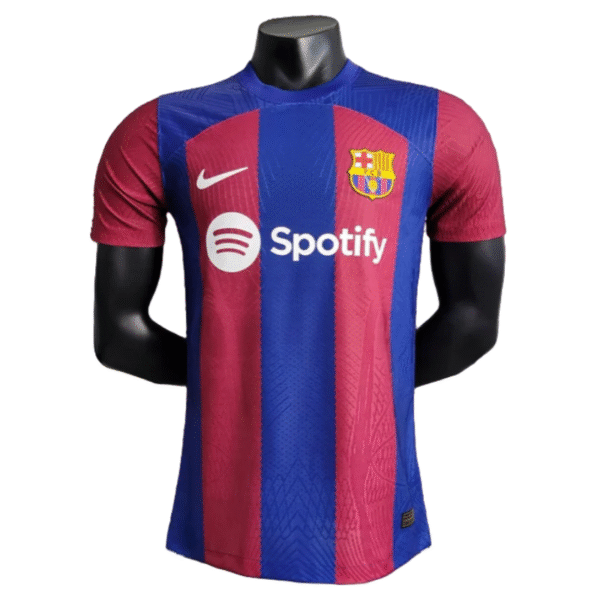 2023-24 Barcelona Home Shirt Soccer Jersey Player Version Replica