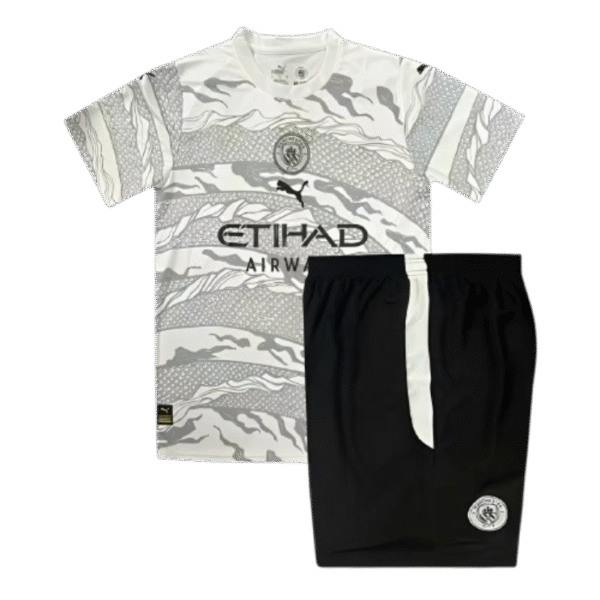 23-24 Manchester City Year of the Dragon Special Edition Kids Kit Jersey+Shorts