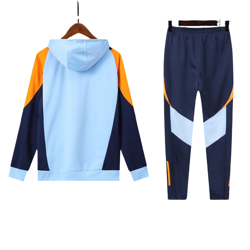 76609420a3 Adidas Real Madrid 2024-25 Hooded Training Tracksuit Kits - Image 2