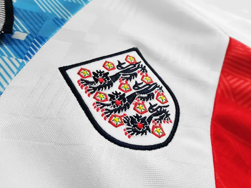 7661dad50b England 1990 Retro Soccer Jersey Mash-Up - Image 4