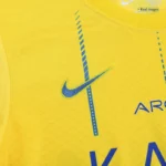 Kids Al Nassr 2023/24 Home Whole Kit(Jersey+Shorts+Socks) - Image 9