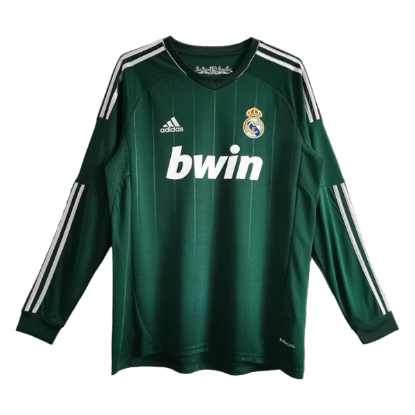 Real Madrid Retro Jersey Third Away Long Sleeve Soccer Shirt 2012-13