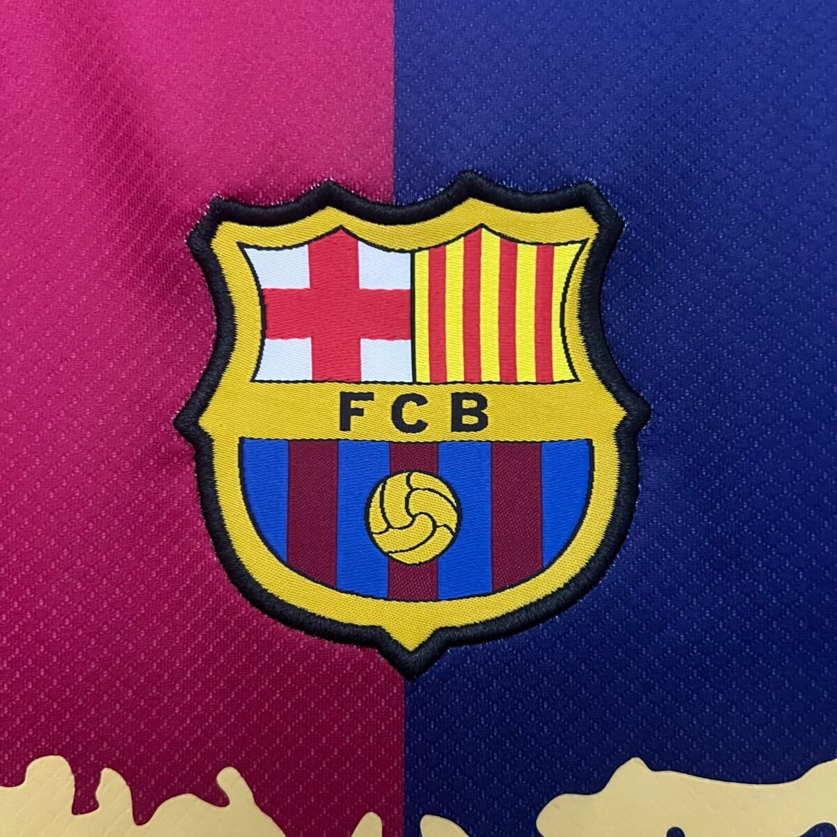 Barcelona X Travis Scott Home Shirt Soccer Jersey 24-25 - Image 3