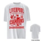 2025 Premier League Liverpool Championship Commemorative 20 Champions League Short Sleeve T-shirt - Image 10