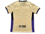Barcelona 25-26 Away Yellow Soccer Jersey - Image 2