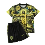 2024 Brazil Christ the Redeemer Special Kids Kit Shirt Football