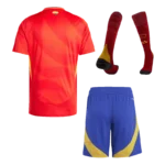 2024  Spain Nation Home Whole Kit(Jersey+Shorts+Socks) Euro - Image 2