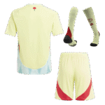 Kids Spain Custom Away Full Soccer Kits 2024 - Image 2