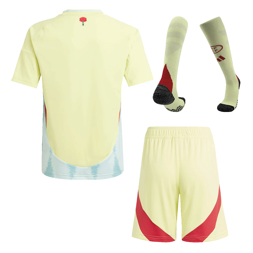 7e32f766bb Kids Spain Custom Away Full Soccer Kits 2024 - Image 2